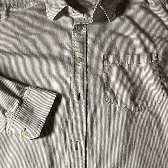 Banana Republic Other - **3 for $21**!!! Banana Rep Men’s long sleeve btn-up, Slim Fit sz L, 16-16.5 nck